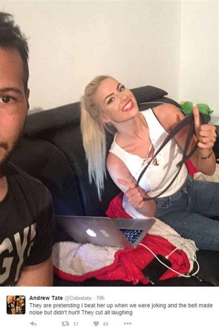 Andrew Tate Beating Woman Video