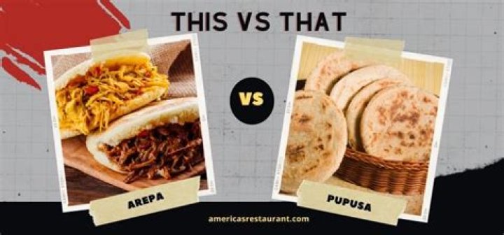 Are arepas and pupusas the same thing?