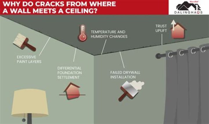Are cracks in the ceiling dangerous?