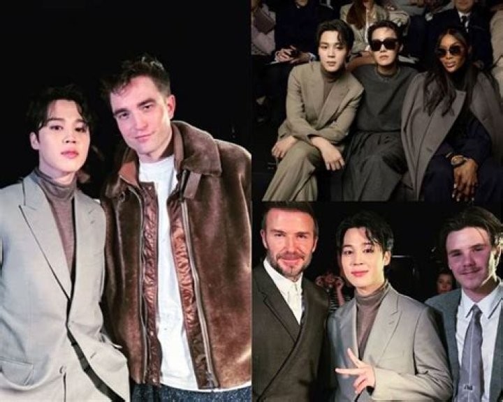 “Butter meets Batman..”: BTS’ Jimin steals the spotlight as he poses with Robert Pattinson, Naomi Campbell and more