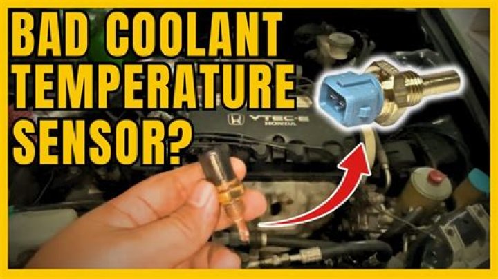 Can a bad coolant temperature sensor cause overheating?