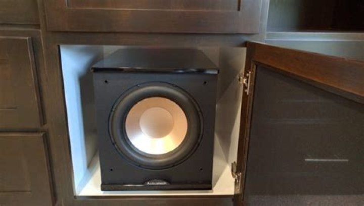 Can a subwoofer go inside a cabinet?