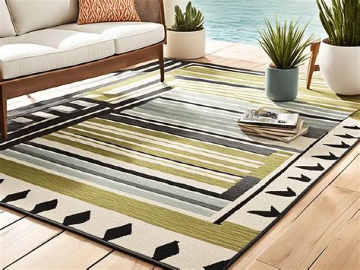Can an indoor rug be used outside?