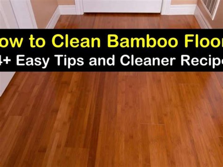 Can bamboo floors get wet?