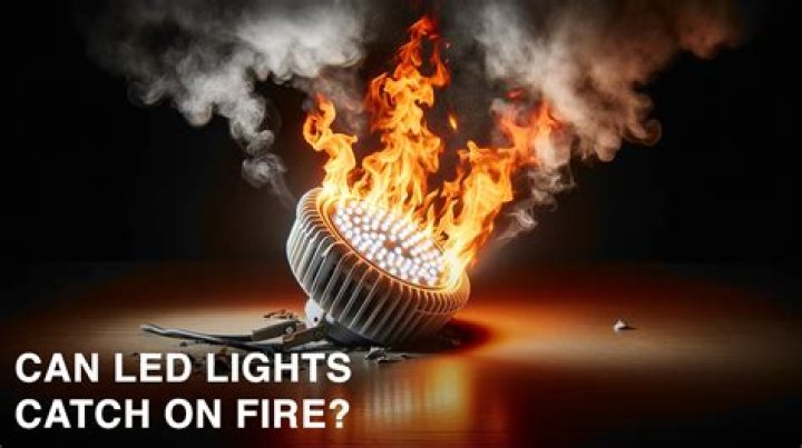 Can battery operated lights catch on fire?