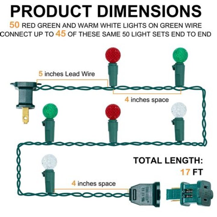Can Christmas lights be cut to length?