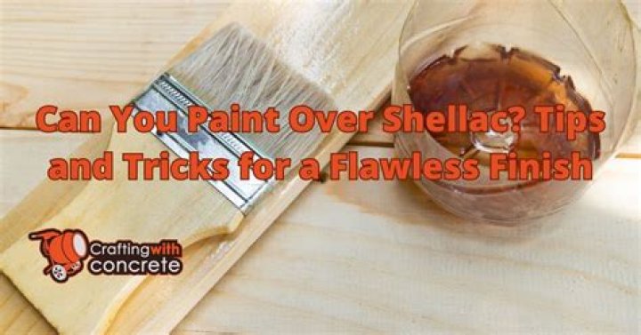 Can I paint over shellac?