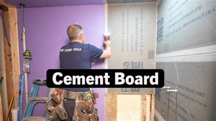 Can I use cement board outside?