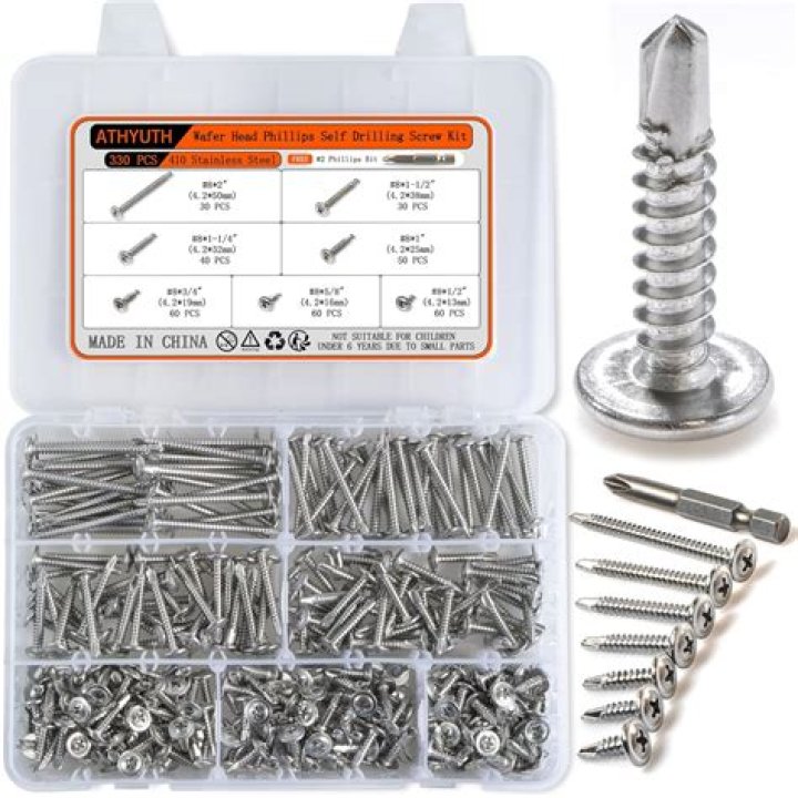 Can I use stainless steel screws with aluminum?