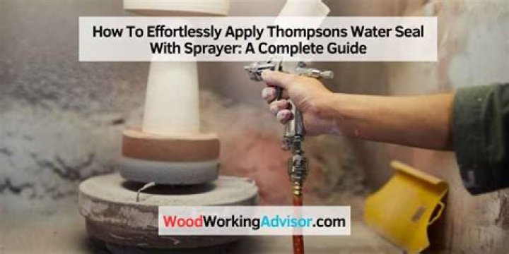 Can I use Thompson Water Seal in a pump sprayer?