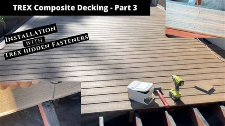 Can I use TSP on Trex decking?