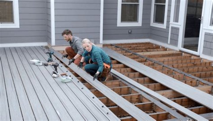 Can Trex decking be put over concrete?