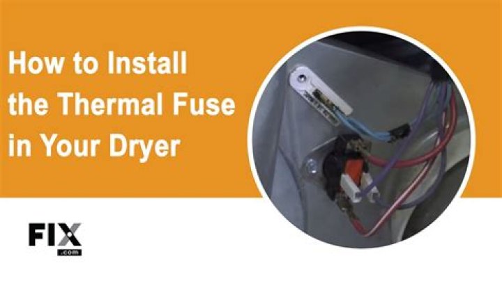 Can you bypass thermal fuse on a dryer?