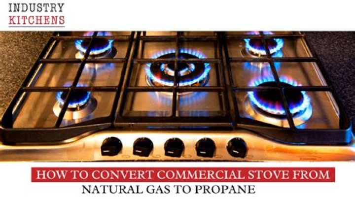 Can you convert a natural gas stove to propane?