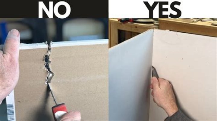 Can you cut drywall with a knife?