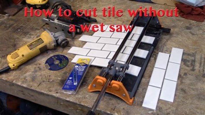 Can you cut tile without a tile saw?