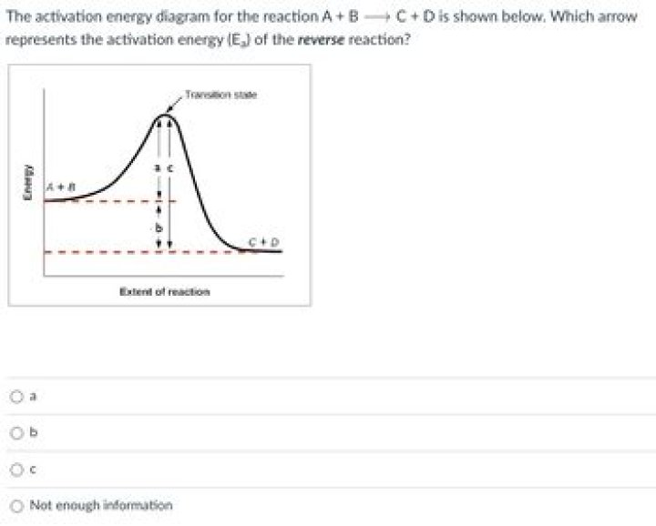 Can you determine the activation energy of the reverse reaction?