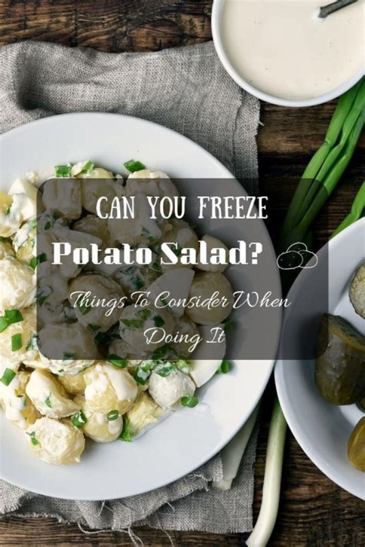 Can you freeze potatoes for potato salad?