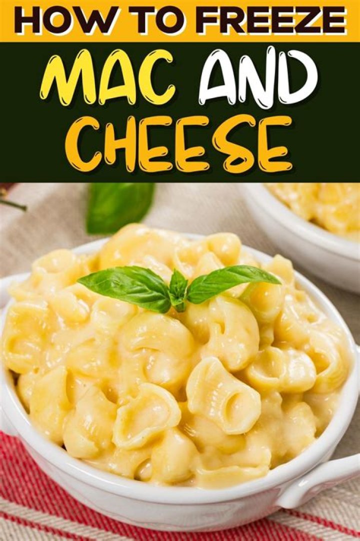 Can you freeze uncooked macaroni and cheese?