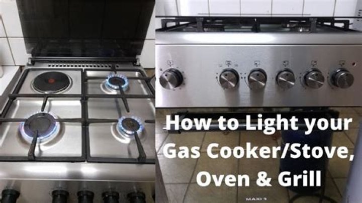 Can you light a gas oven with a match?