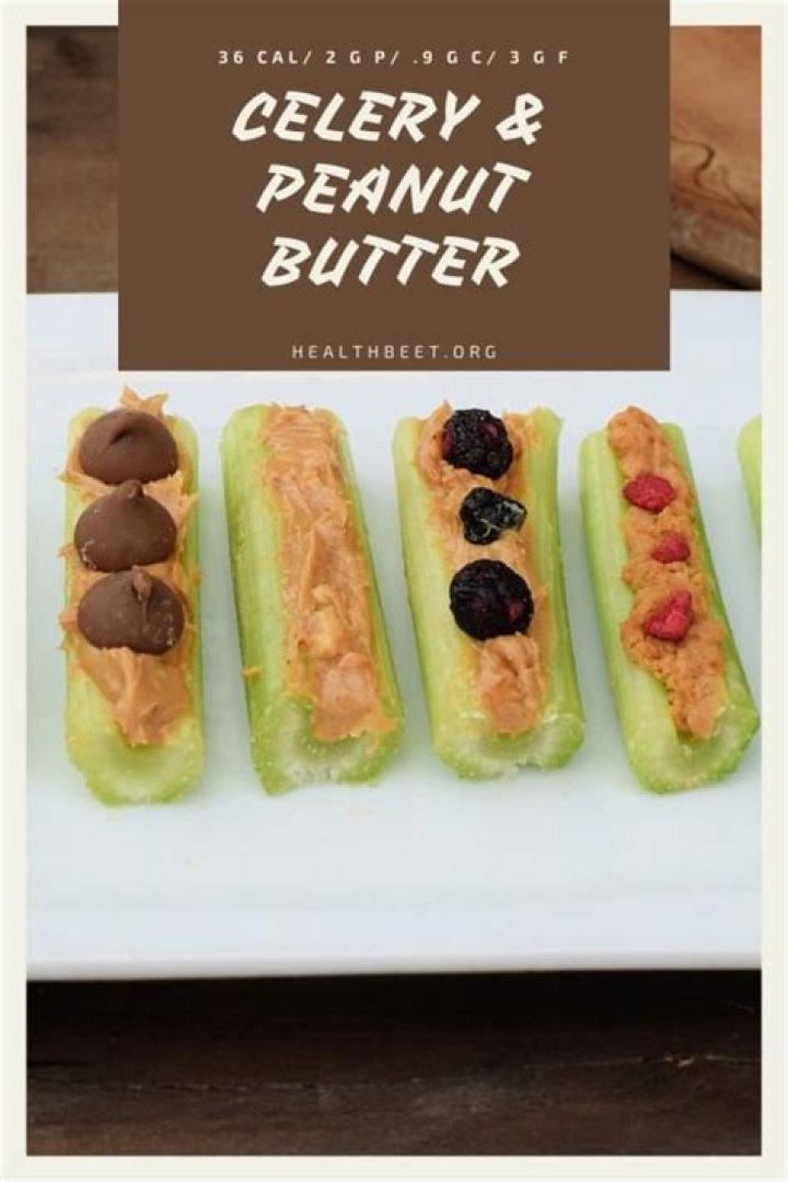 Can you lose weight eating celery and peanut butter?