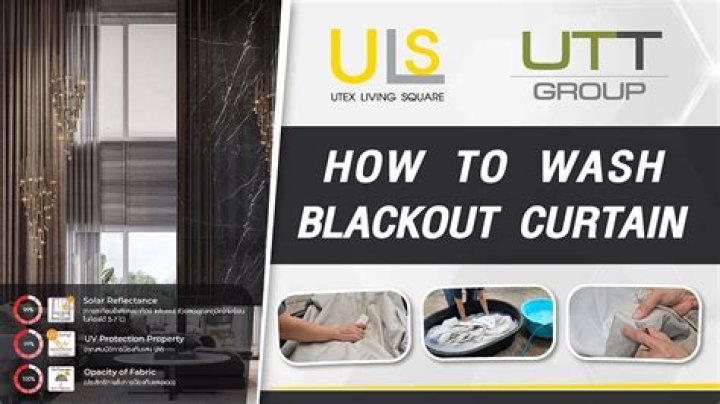 Can you machine wash blackout lining?