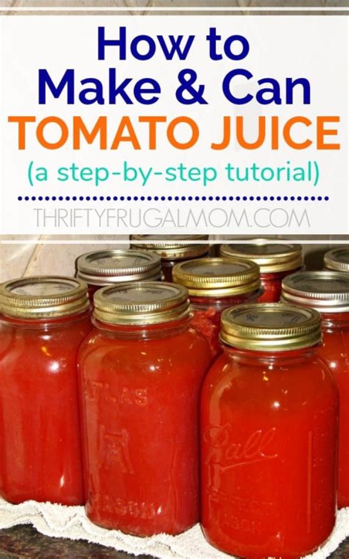 Can you make tomato juice from yellow tomatoes?