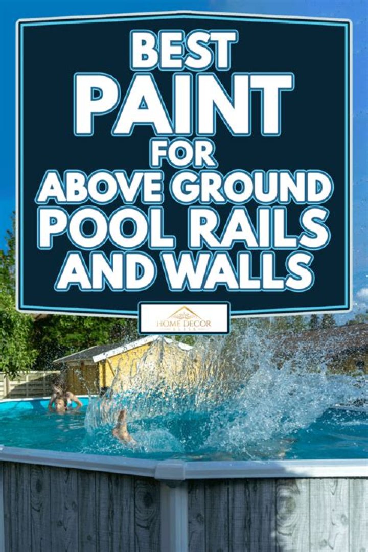 Can you paint the inside of a above ground pool?