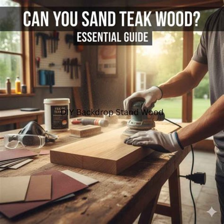 Can you sand teak?