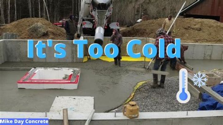 Can you seal concrete in cold weather?