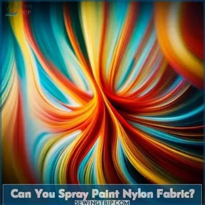 Can you spray paint nylon fabric?