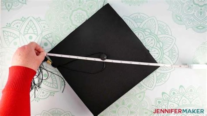 Can you take the button off a graduation cap?