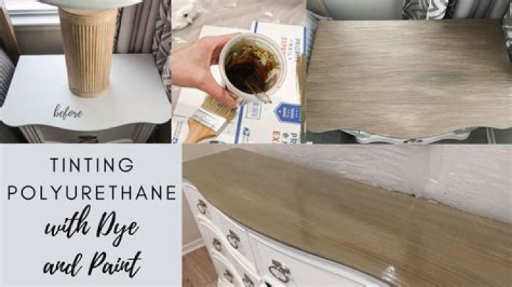 Can you tint polyurethane with stain?
