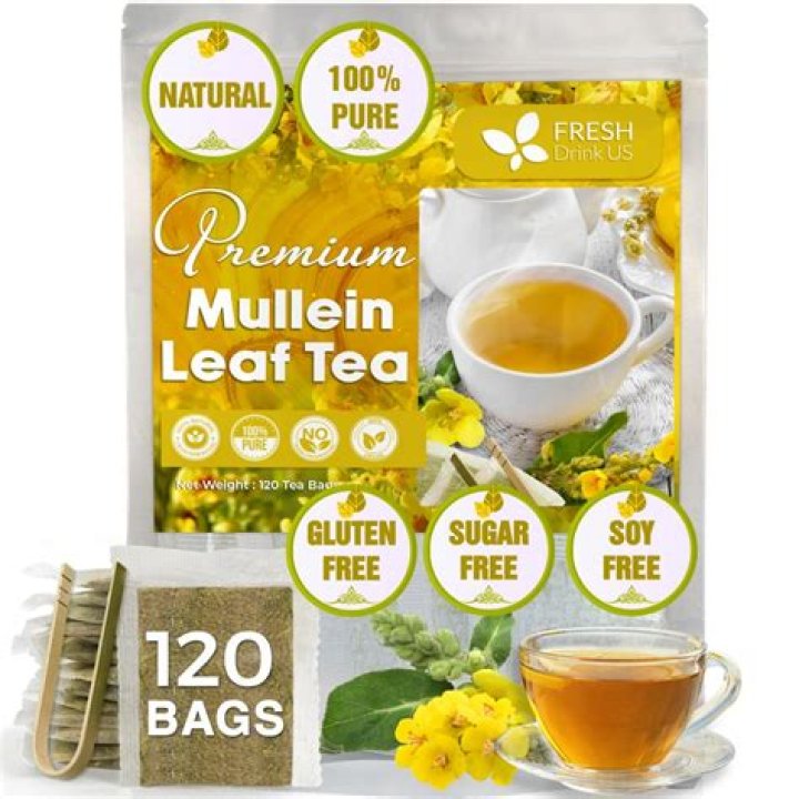 Can you use fresh mullein leaves for tea?
