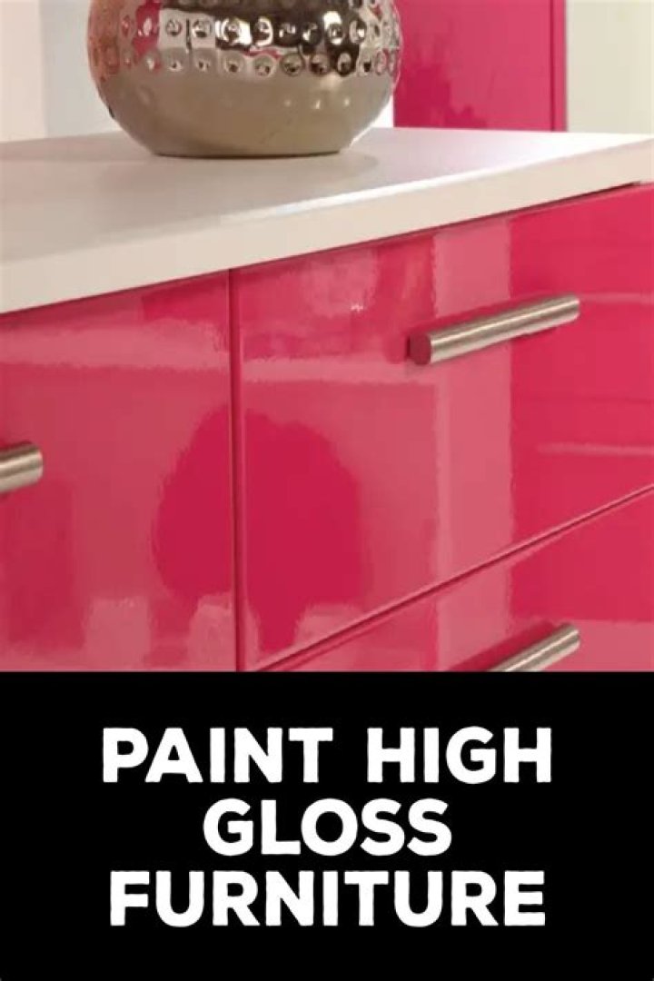 Can you use semi gloss paint on furniture?