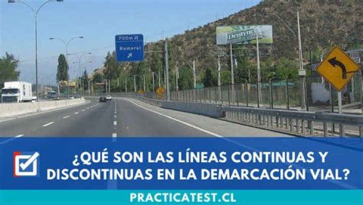 ¿Cuáles son las líneas continua?