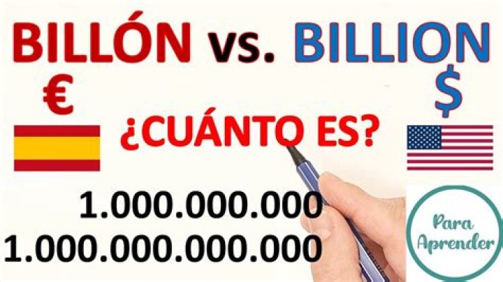 ¿Cuánto es un billon en Colombia?