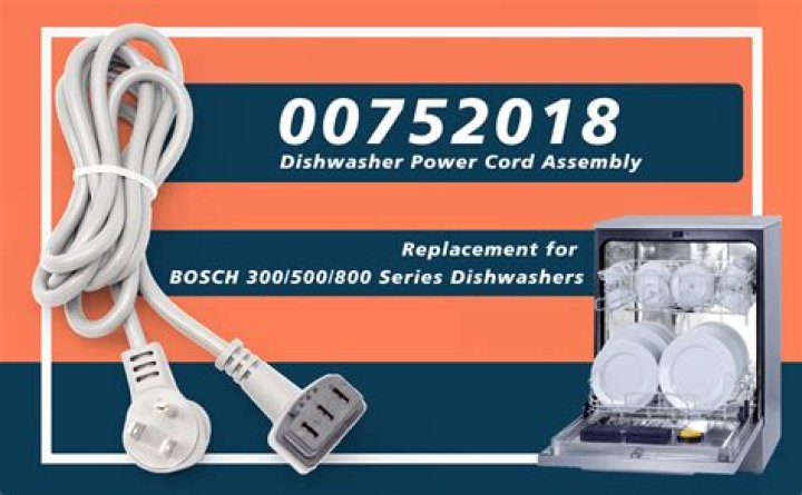 Do Bosch dishwashers come with power cord?