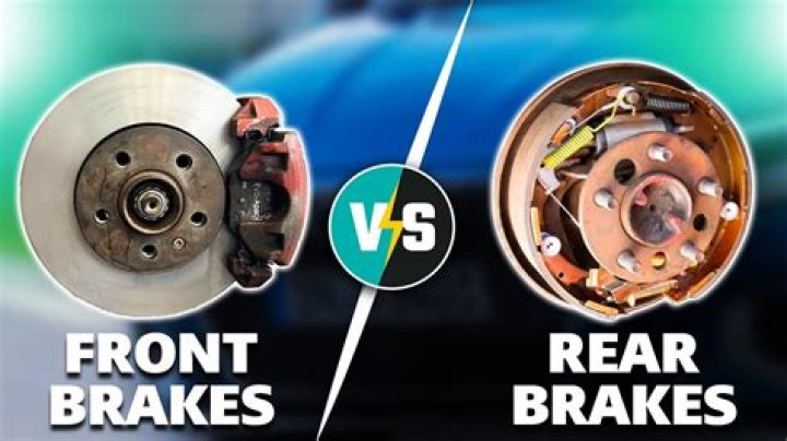 Do cars use front or rear brakes?