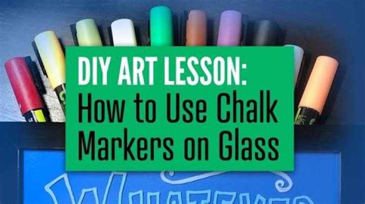 Do chalk pens work on glass?