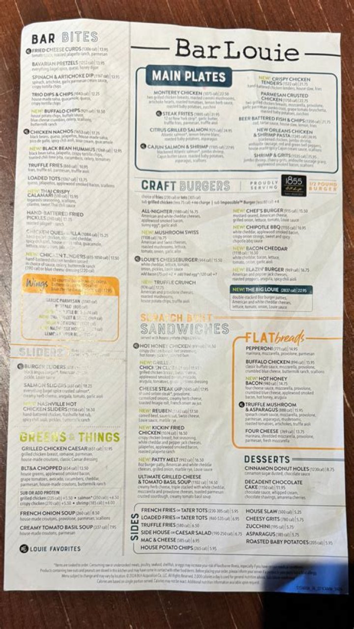 Do you have to be 21 to eat at Bar Louie?