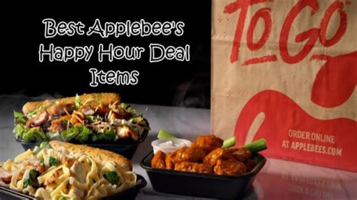 Does Applebee's have happy hour specials?