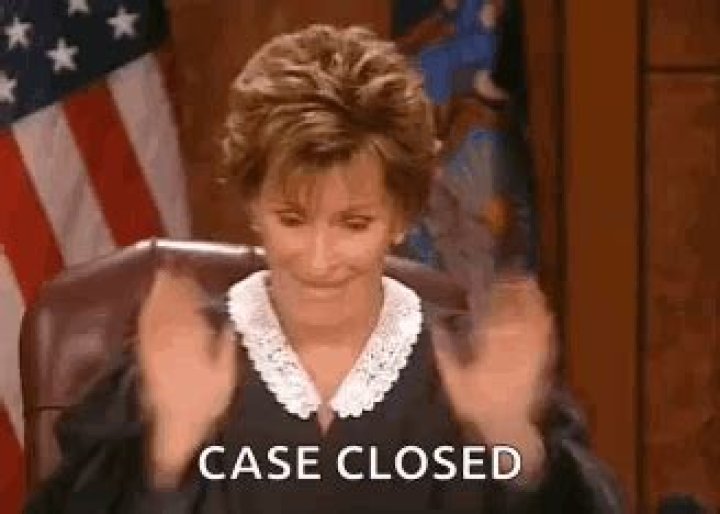 Does Case Closed mean not guilty?