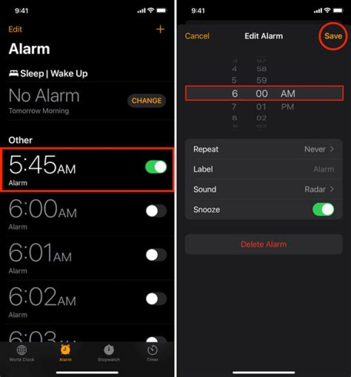 Does iPhone alarm change with daylight savings?