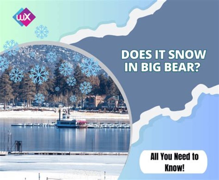 Does it snow in Big Bear in November?