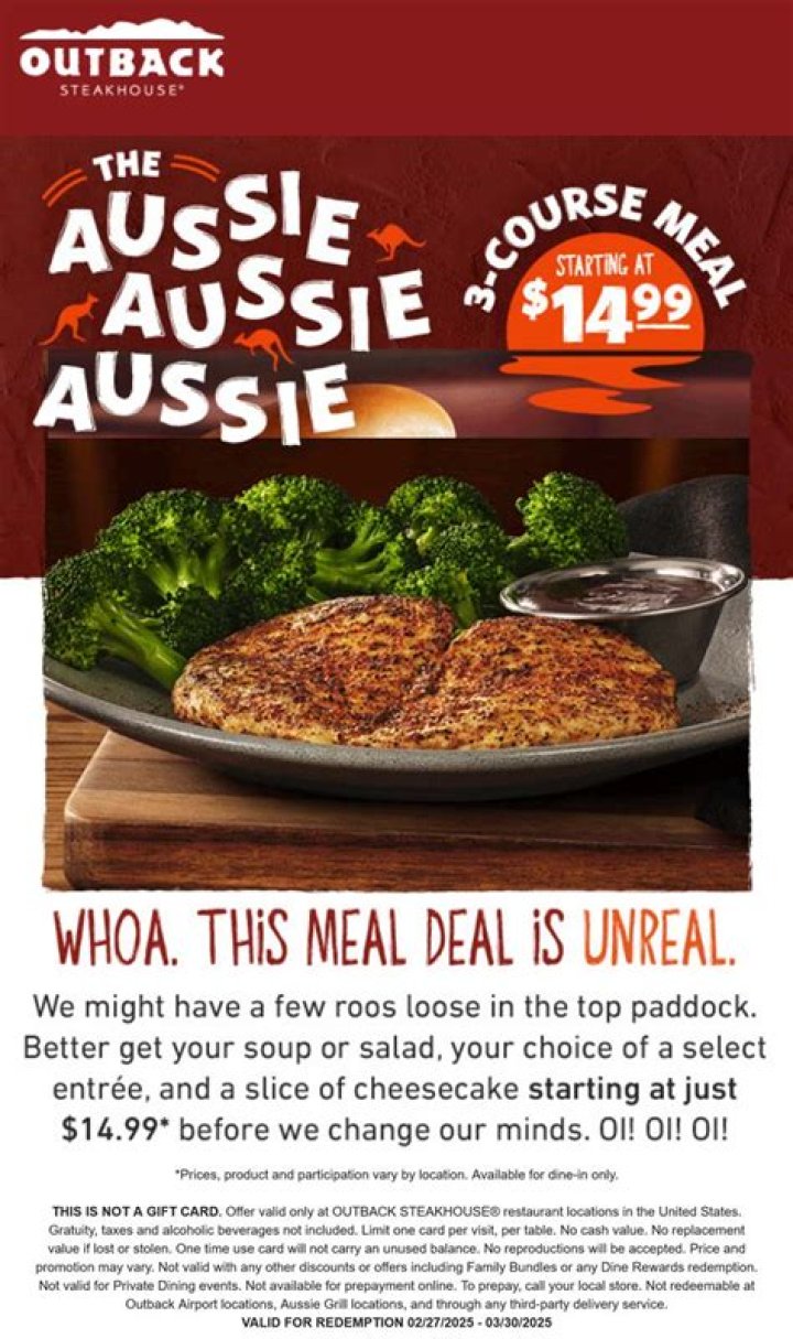 Does outback have tacos?