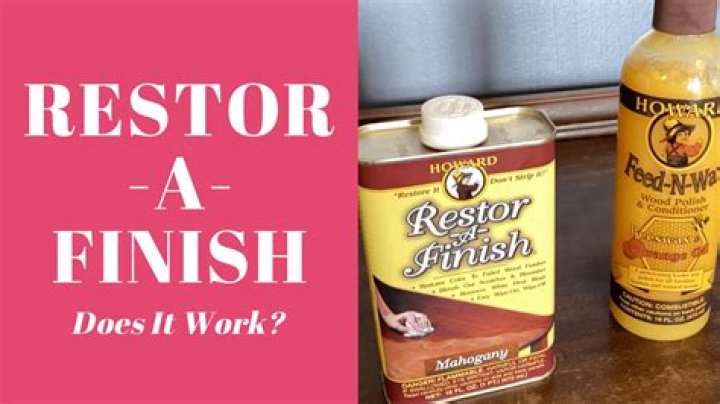 Does restor a finish work?