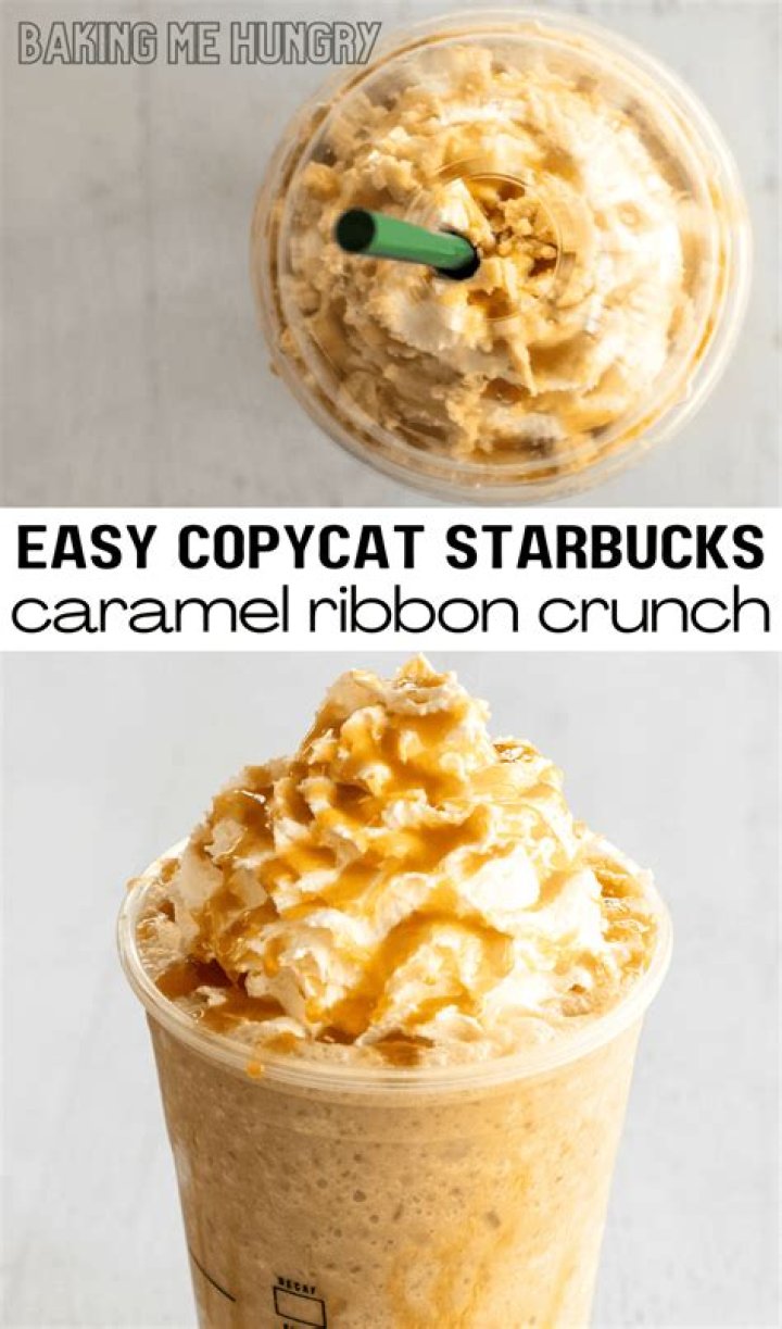 Does Starbucks still have the caramel ribbon crunch?