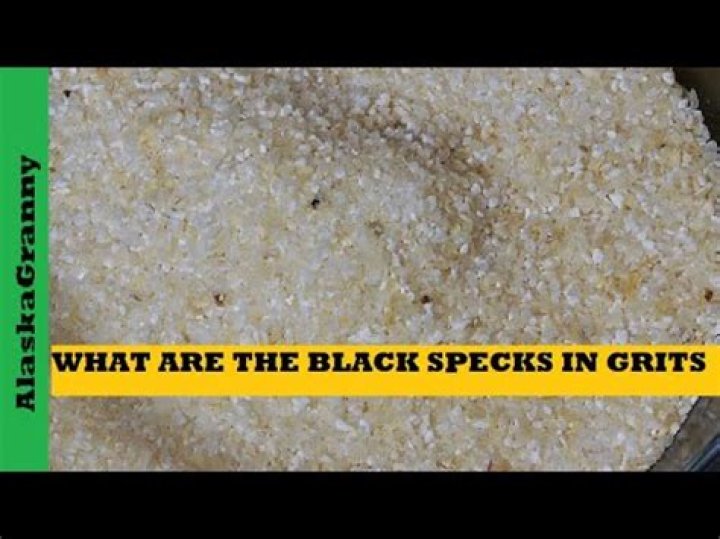 Does yellow cornmeal have black specks?