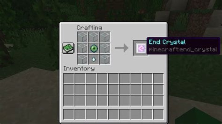 End crystals in Minecraft